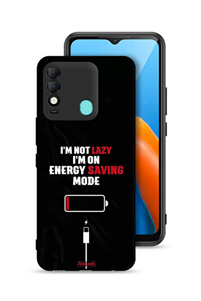 Tolwak غطاء حماية لهاتف تكنو سبارك 8 - أنا لست كسولاً، أنا في وضع توفير الطاقة