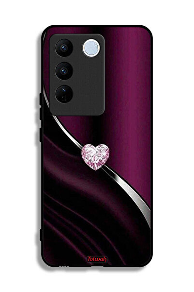 Tolwak غطاء حماية فيفو S16e على شكل قلب ماسي