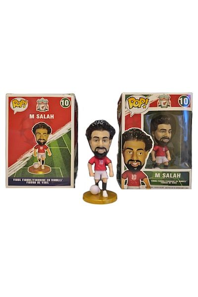ANGMAD Mohamed Salah Figurine Football Player, Liverpool Jersey, 10 cm, Multicolor