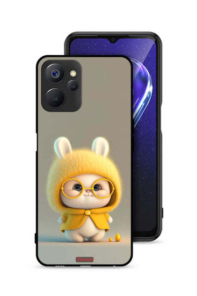 Tolwak غطاء حماية لهاتف Realme 9i 5G بتصميم أرنب صغير