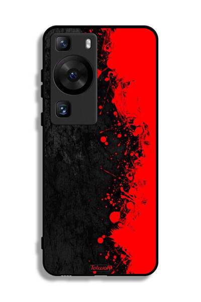 Tolwak غطاء حماية لهاتف Huawei P60 Pro بنمط تجريدي