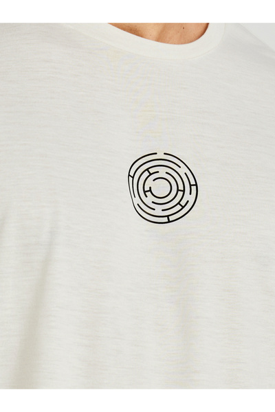 Styli Minimal Print T-Shirt and Shorts Pyjama Set