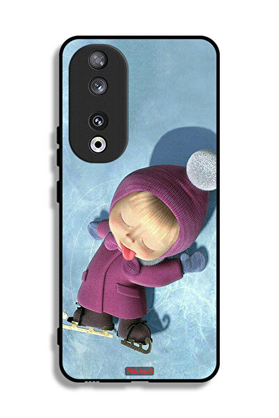 Tolwak غطاء حماية لهاتف Honor 90 بتصميم دمية لطيفة