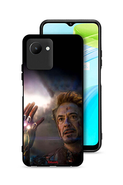 Tolwak غطاء حماية لهاتف Realme C30s - أنا الرجل الحديدي