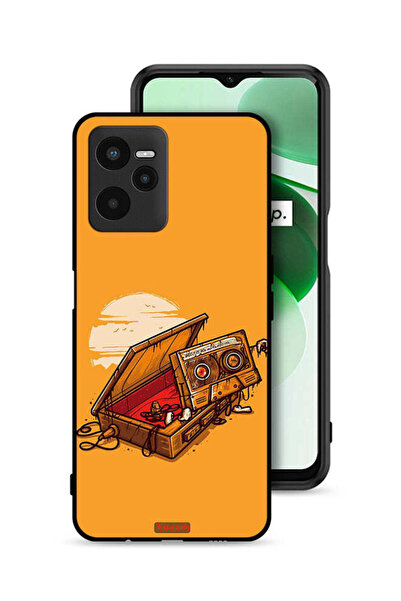 Tolwak غطاء حماية لهاتف Realme C35 - فن الكاسيت والشريط