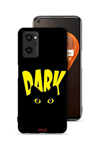 Tolwak Realme 9i 4G Protective Case Cover Dark Cat