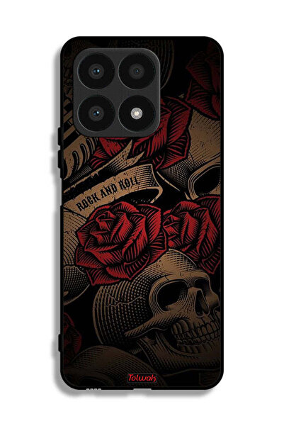 Tolwak غطاء حماية لهاتف Honor X8a من روك آند رول