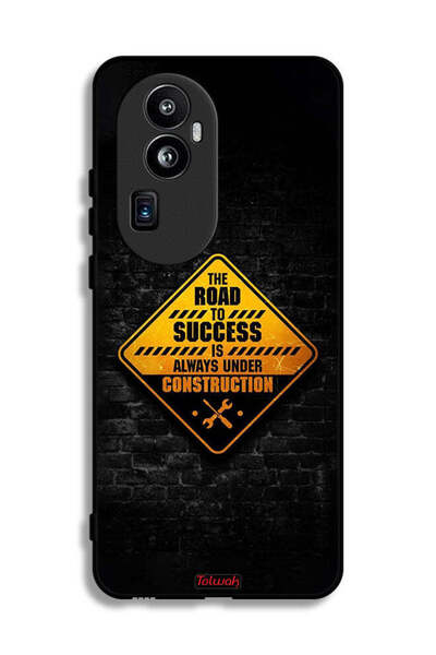 Tolwak جراب حماية لهاتف Oppo Reno10 Pro Plus الطريق إلى النجاح دائمًا قيد الإنشاء