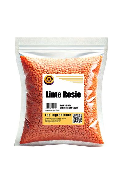 Top Ingrediente Linte Rosie – Intreaga - Uscata - 1kg