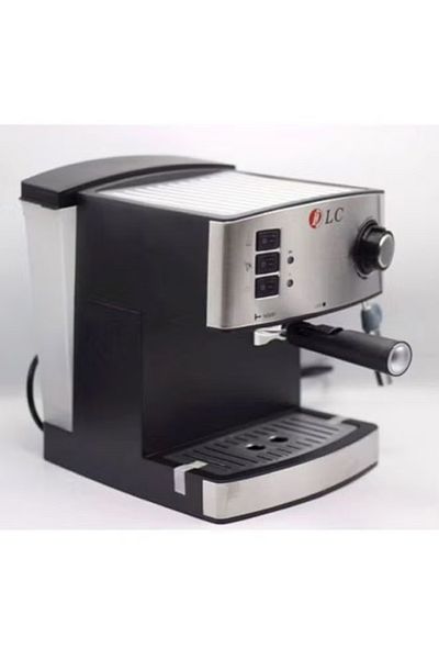 DLC 850 W Espresso & Cappuccino Maker – 1.6 L Tank, (Silver/Black)