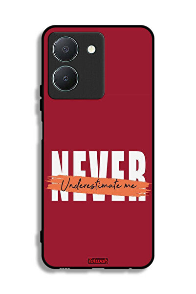 Tolwak Vivo Y36 4G Protective Case Cover Never Underestimate Me