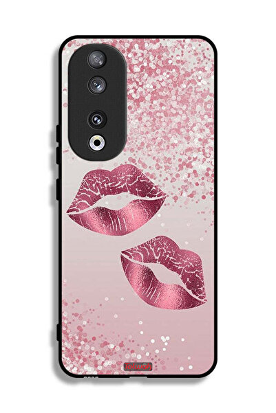 Tolwak غطاء حماية لهاتف Honor 90 برسومات شفاه لامعة