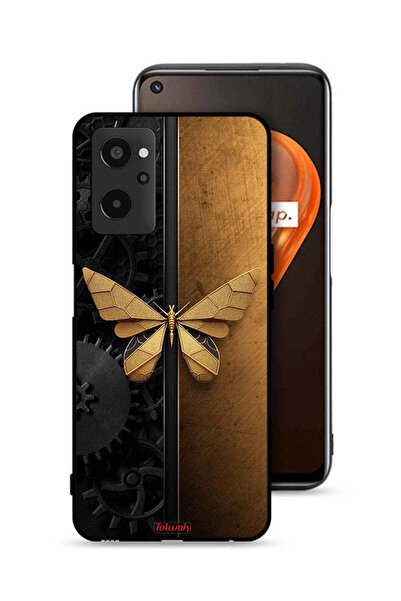 Tolwak غطاء حماية لهاتف Realme 9i 4G بتصميم فراشة فولاذية