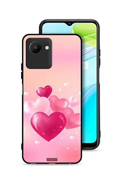 Tolwak غطاء حماية لهاتف Realme C30s برسومات قلوب جميلة