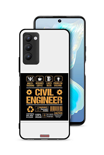 Tolwak غطاء حماية لهاتف تكنو كامون 18، ملصق مهندس مدني