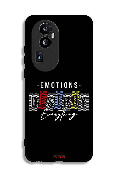 Tolwak غطاء حماية لهاتف Oppo Reno10 Pro Plus - العواطف تدمر كل شيء