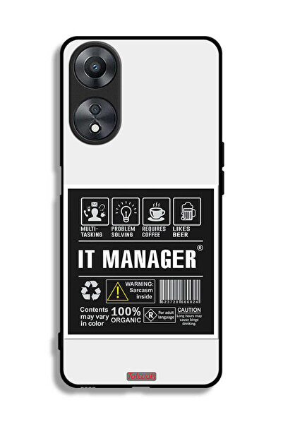 Tolwak Oppo A58 5G Protective Case Cover It Manager Sticker