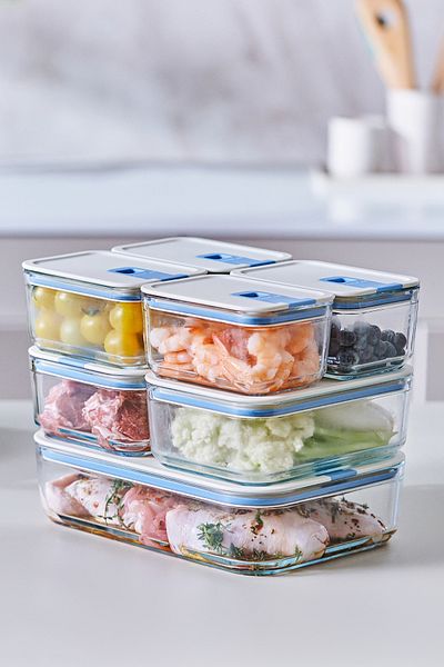 NEOFLAM Perfect Seal Deep Glass Storage Container 1100 ml