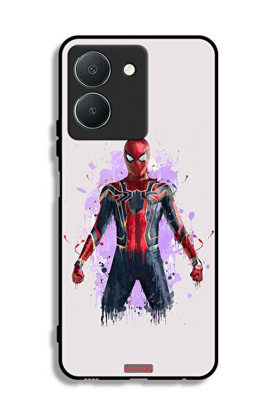 Tolwak غطاء حماية لهاتف Vivo Y36 4G بتصميم العنكبوت الحديدي