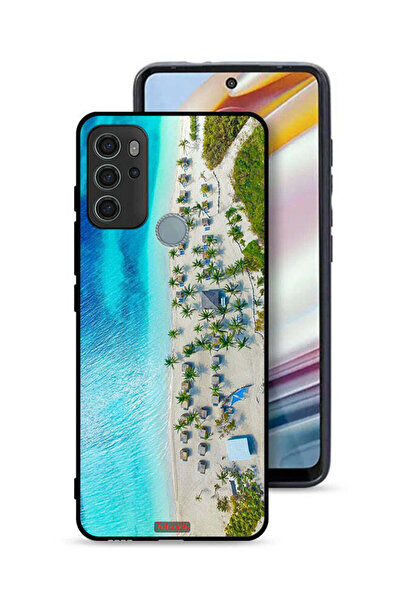 Tolwak غطاء حماية لهاتف موتورولا موتو جي 60 إس - شاطئ