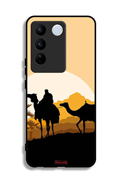 Tolwak غطاء حماية Vivo S16 بتصميم "جمال في الصحراء"