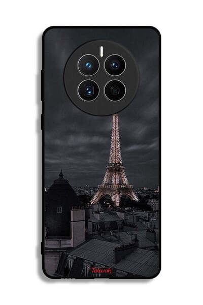 Tolwak غطاء حماية لهاتف هواوي ميت 50 إي بتصميم برج إيفل في الليل