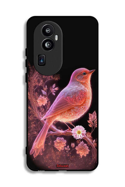 Tolwak غطاء حماية لهاتف Oppo Reno10 Pro Plus بتصميم طائر لطيف