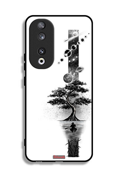 Tolwak غطاء حماية لهاتف Honor 90 بتصميم فن الأرض والفضاء