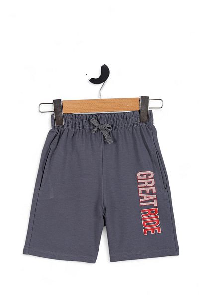 Ege Bebek Tight Mold! Erk K Children 4-11 Years Pocket Summer Detail Shorts Bottom Top Set