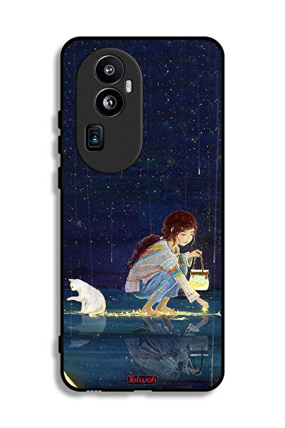Tolwak غطاء حماية لهاتف Oppo Reno10 Pro Plus بتصميم فن جمع النجوم