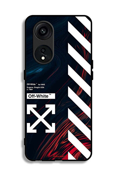 Tolwak غطاء حماية لهاتف Oppo Reno 8T 5G، ملصق أبيض فاتح