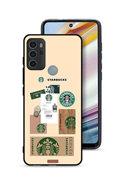 Tolwak غطاء حماية موتورولا موتو جي 60 إس بملصق قهوة