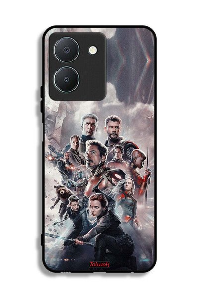 Tolwak غطاء حماية لجهاز Vivo Y36 5G بتصميم Avengers