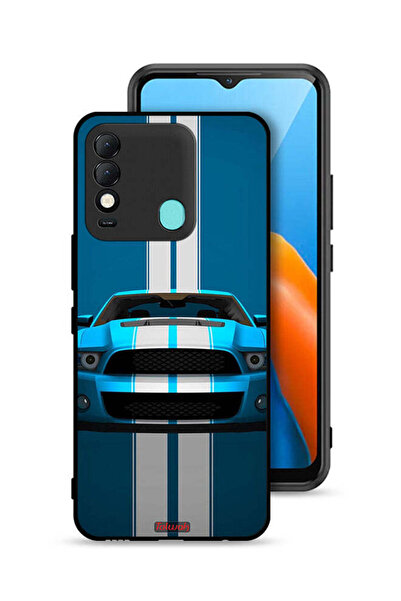 Tolwak غطاء حماية لهاتف تكنو سبارك 8 بتصميم سيارة فنية تجريدية