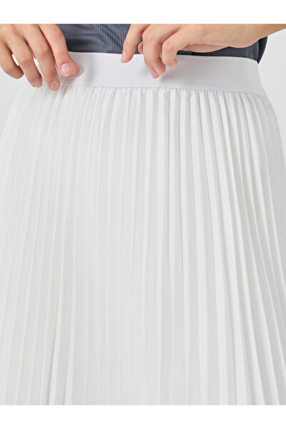 Styli Ombre Accordion Pleated A-Line Maxi Skirt