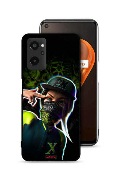 Tolwak غطاء حماية لهاتف Realme 9i 4G برسومات فنية جمالية للبنات