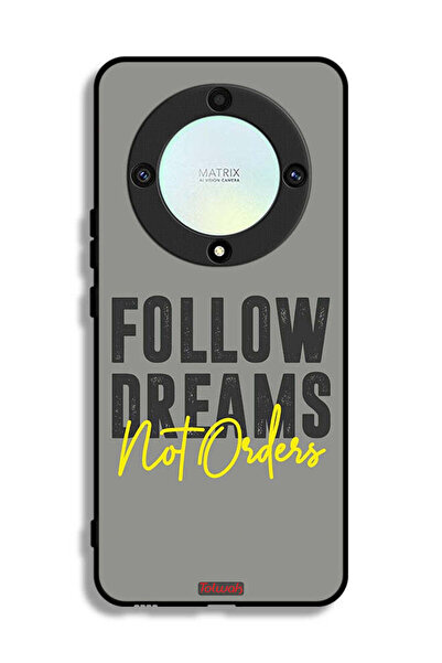 Tolwak غطاء حماية لهاتف Honor X9a - اتبع الأحلام وليس الأوامر