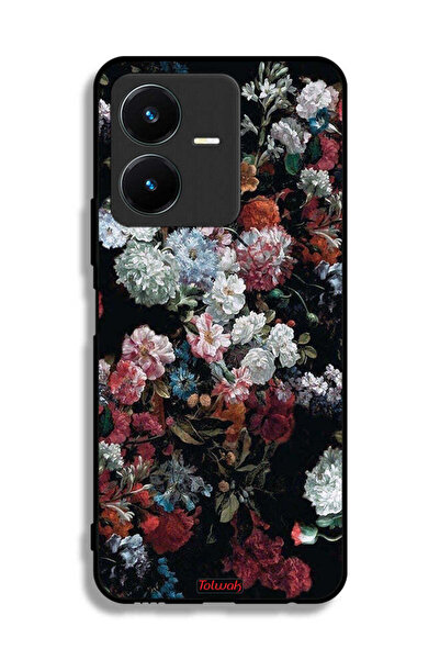 Tolwak غطاء حماية لهاتف Vivo Y22s بنقشة ورود عتيقة