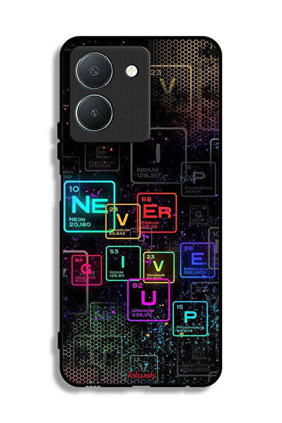 Tolwak Vivo Y36 4G Protective Case Cover Never Give Up Art