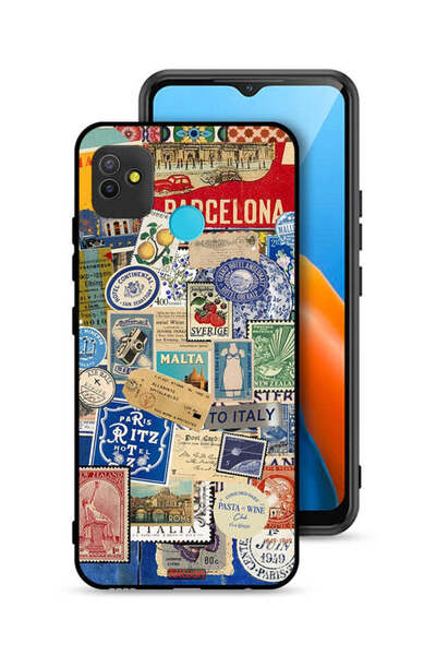 Tolwak Tecno Pop 5 Protective Case Cover Stickers Of Different Cities