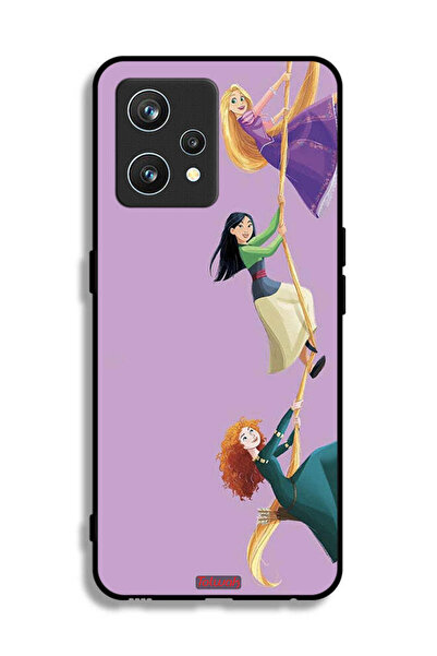 Tolwak Realme 9 Pro Plus Protective Case Cover Girls Climbing Art