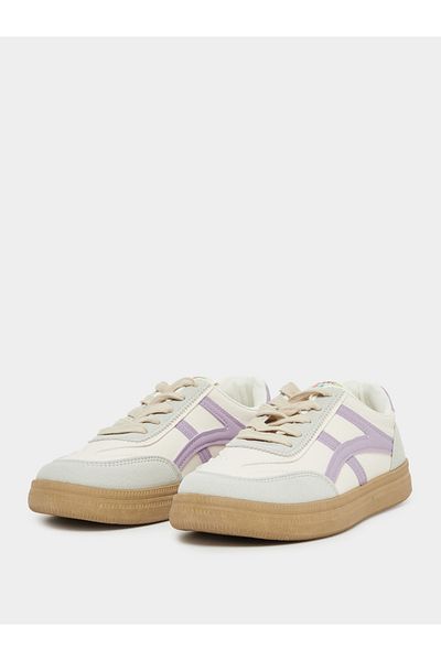 Styli Panelled Lace Up Sneakers