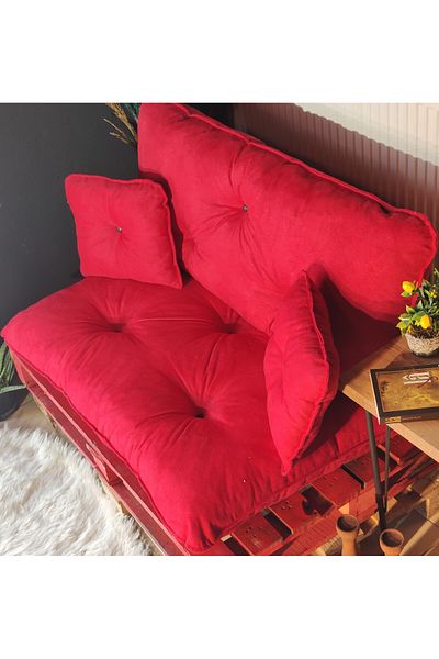 COLORMİX , Floor Cushion, Garden Cushion, Balcony Cushion, Cushion, 4 Piece Cushion,