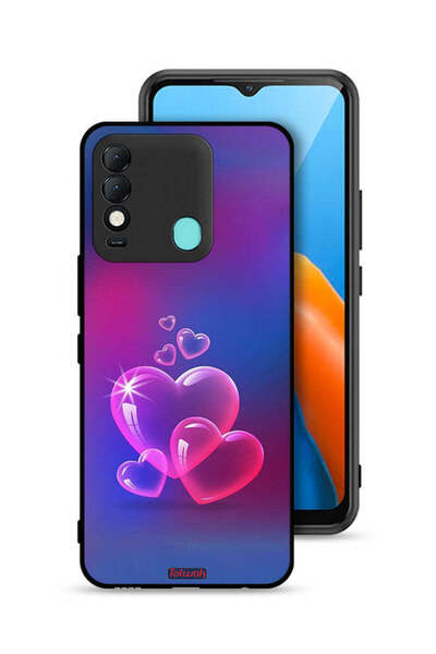 Tolwak غطاء حماية لهاتف تكنو سبارك 8 بنقشة قلوب الماء