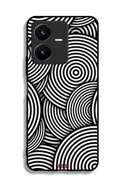 Tolwak غطاء حماية لهاتف Vivo Y22 بنمط دوائر وهمية