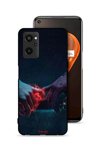 Tolwak Realme 9i 4G Protective Case Cover Burning Hands