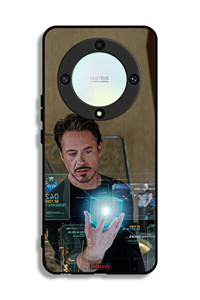 Tolwak غطاء حماية لهاتف Honor X9a Iron Man