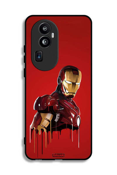 Tolwak غطاء حماية Oppo Reno10 Pro Plus بتصميم الرجل الحديدي