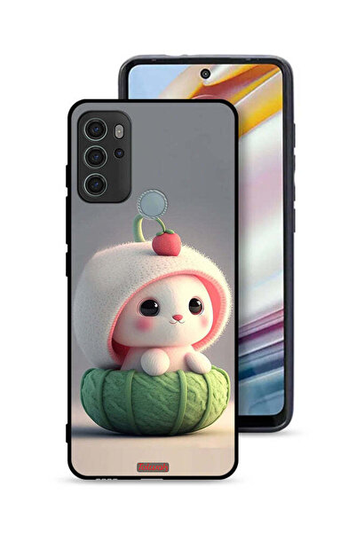 Tolwak غطاء حماية لهاتف موتورولا موتو جي 60 إس - أرنب صغير لطيف