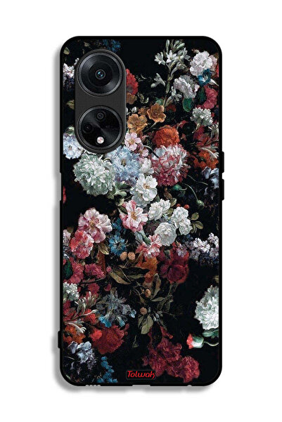 Tolwak غطاء حماية لهاتف Oppo A1 5G بنقشة ورود عتيقة